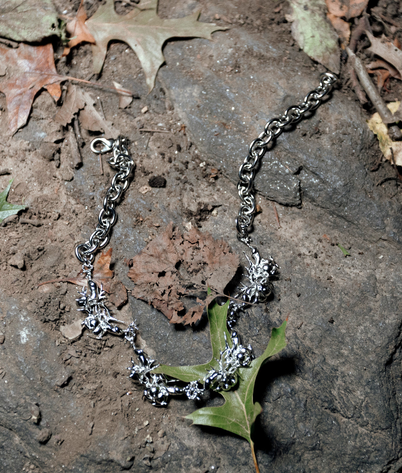 Grindr x CHRISHABANA Prick and Thorn Grip Chain Necklace