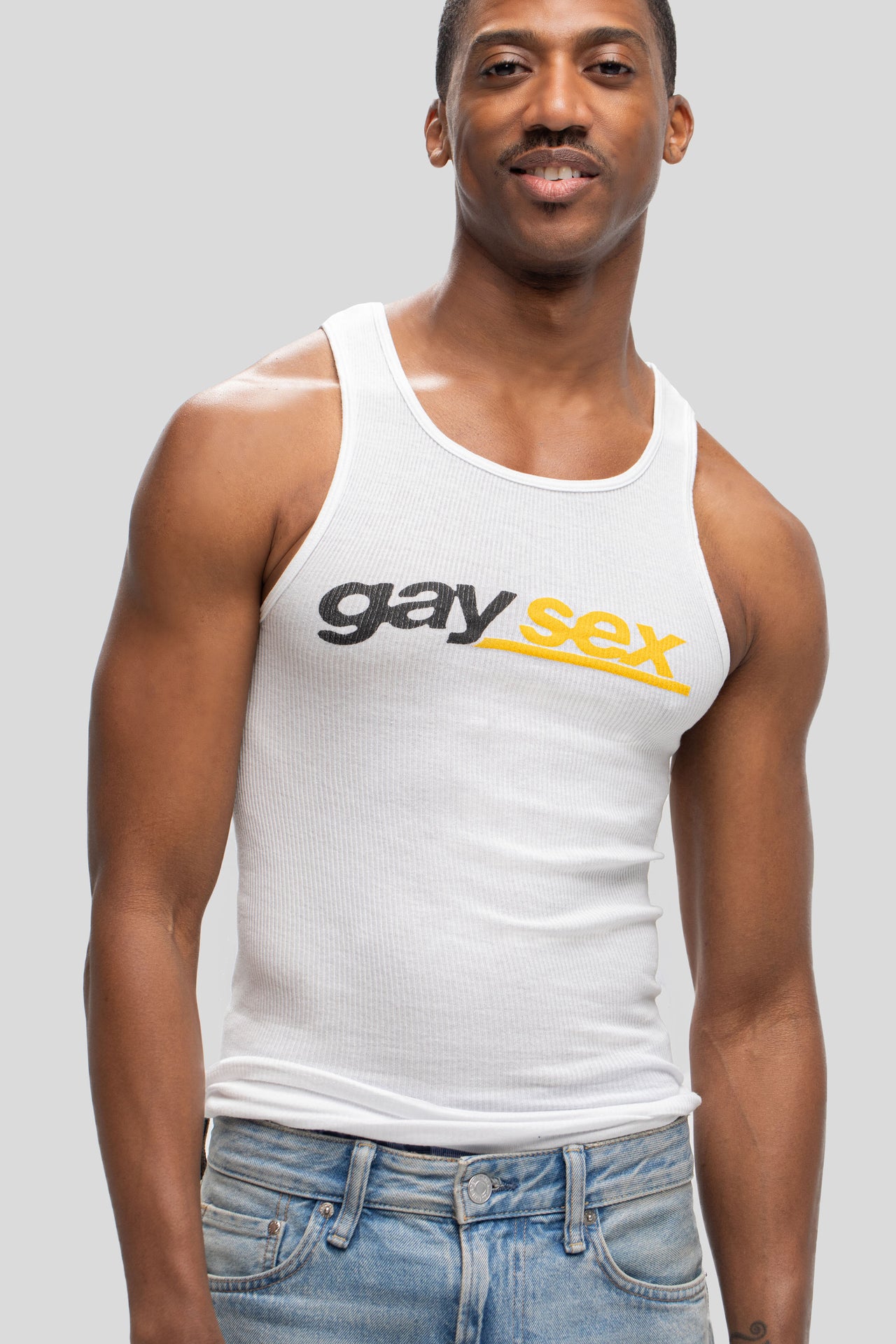 Gay Sex Ribbed Tank