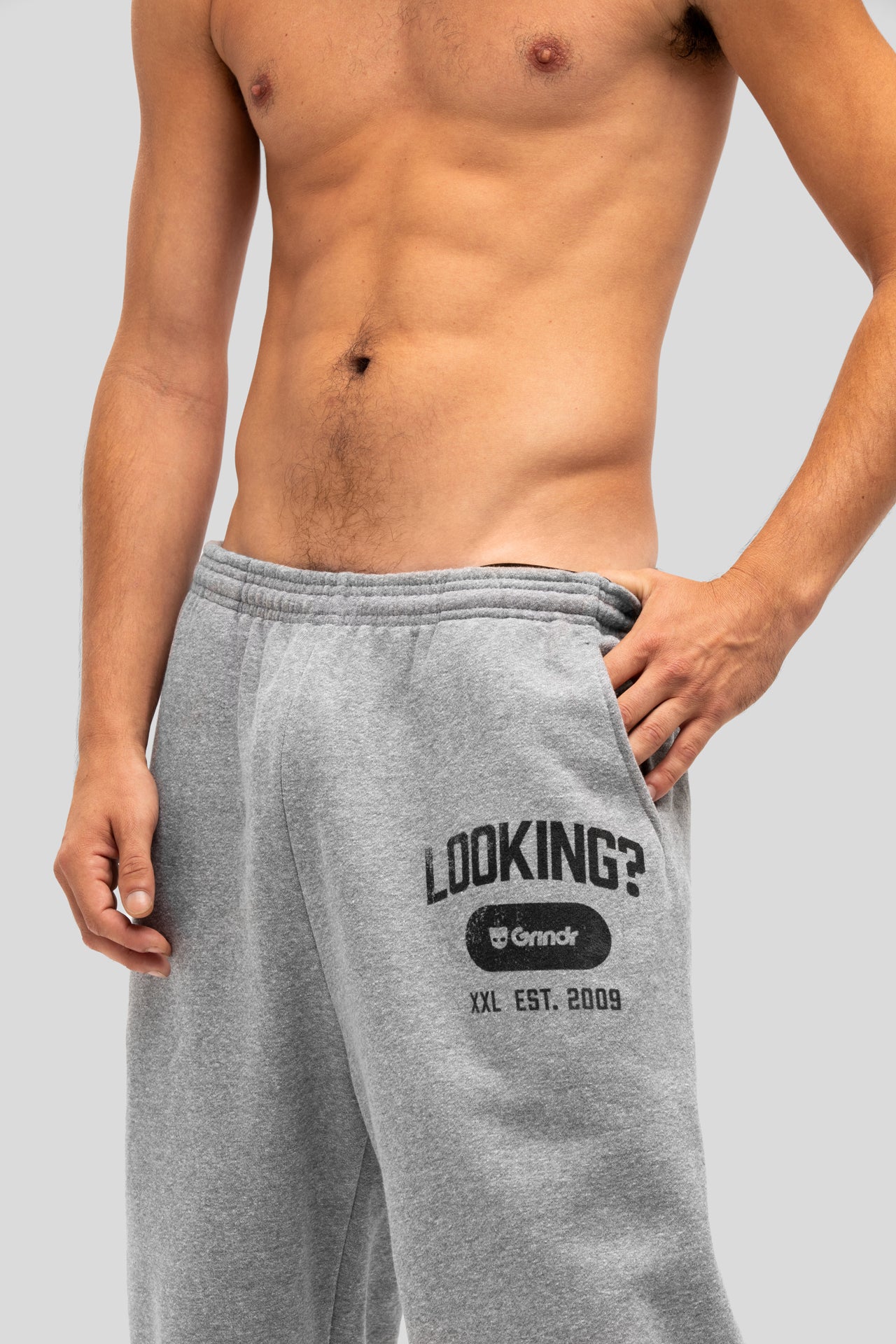 Grindr "Looking?" Sweatpants