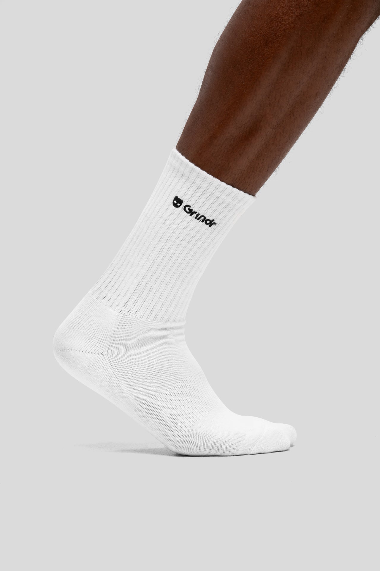 White Crew Socks